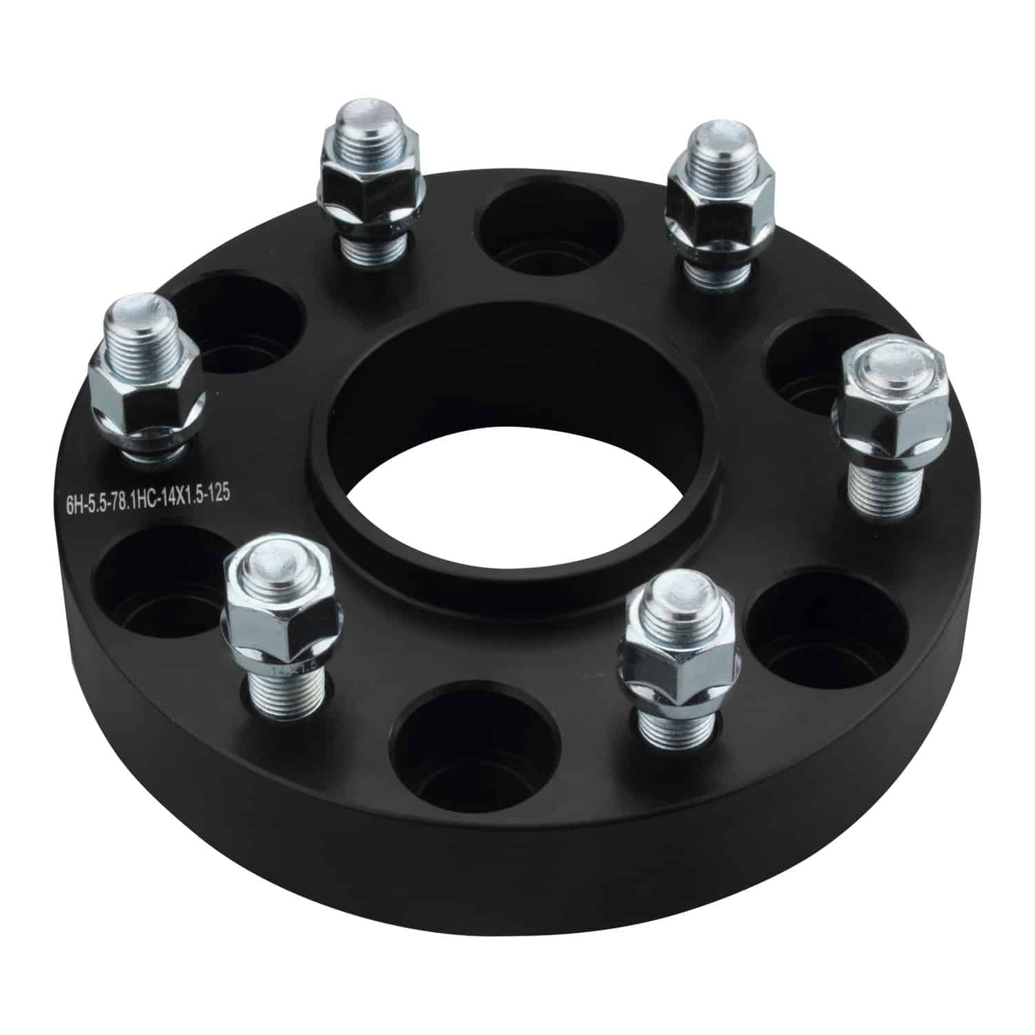 DCVAMOUS 2PC Separadores de Rueda Hubcentric Negros 6x5.5 - Imagen 7