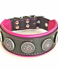 Collar para Perro Bestia Bijou Hecho a Mano. Tachonado.