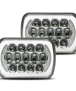 Faros LED rectangulares 5''X7'' 7''X6'' 105W compatibles