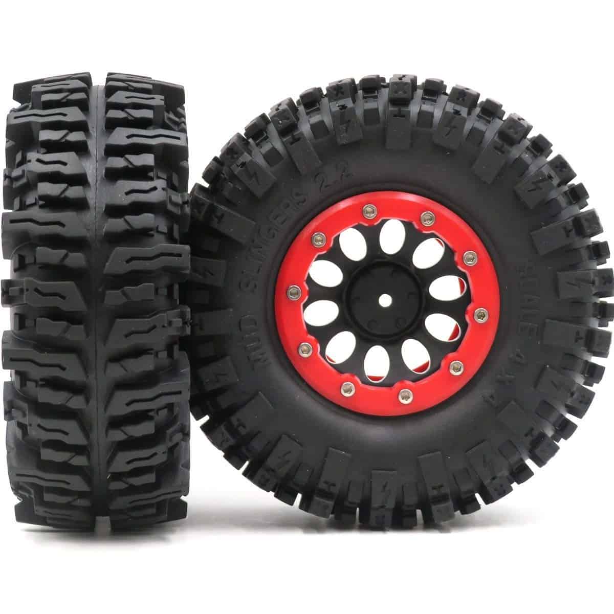 4pcs RC 2.2 Mud Slingers Tires Soft Sticky Tyers Altura - Imagen 5