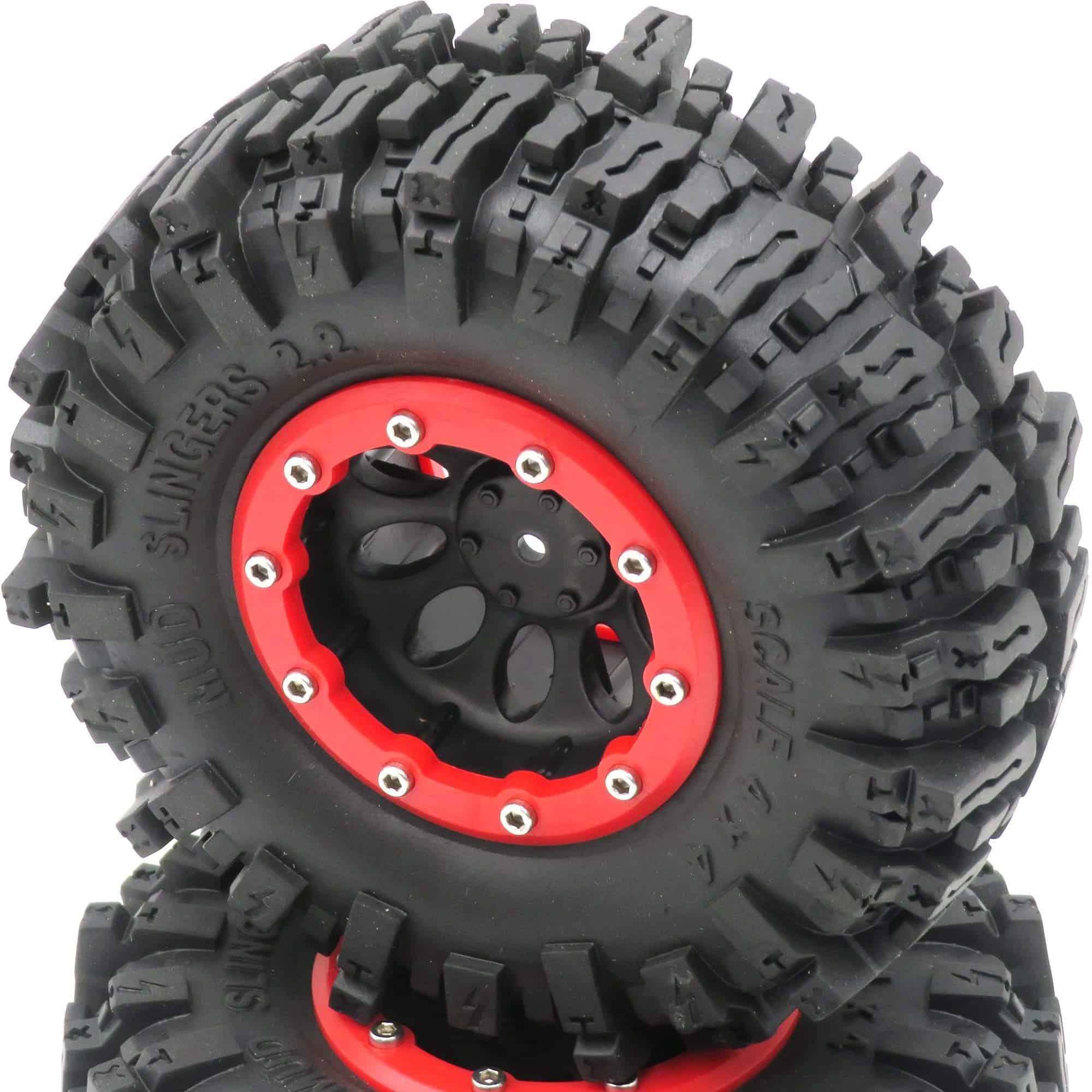 4pcs RC 2.2 Mud Slingers Tires Soft Sticky Tyers Altura - Imagen 9