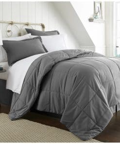 Set de Ropa de Cama ienjoy Home, California King, Gris