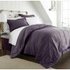 Juego de Cama ienjoy Home, Tamaño King, Morado