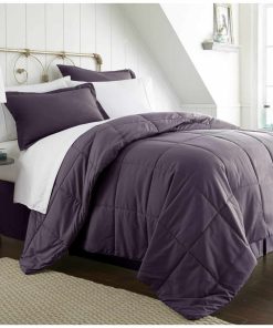 Juego de Cama en una Bolsa ienjoy Home, Queen, Morado