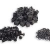 RackGold Negro 10-32 Tuerca de Jaula Deslizable y Tornillos