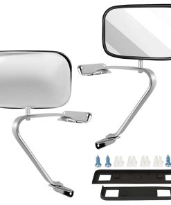 ECCPP Espejos manuales de vista lateral de plástico par