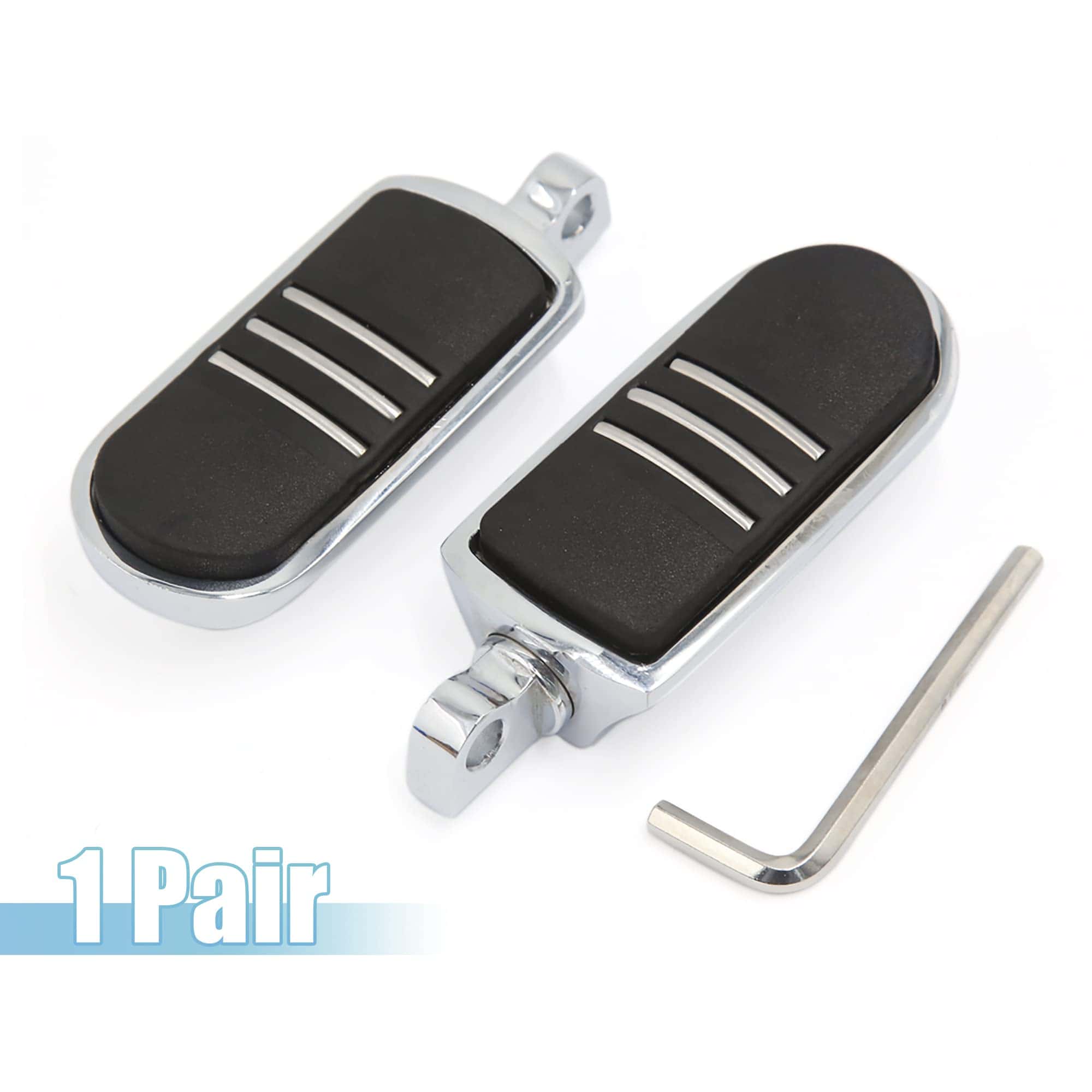 1 Par 10.3mm de Aluminio Motocicleta Rearsets Juego Trasero - Imagen 7