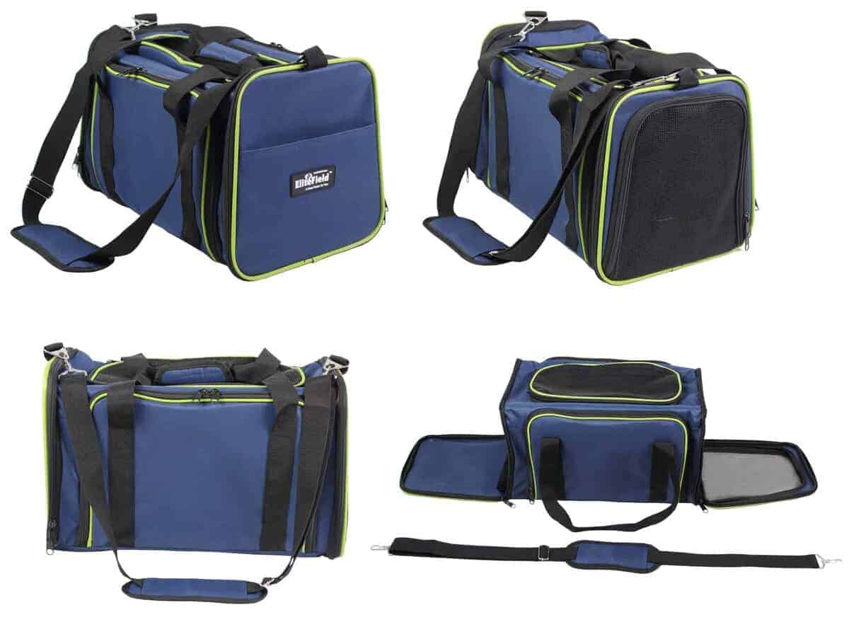 Mochila Suave Expansible para Mascotas EliteField (Garantía - Imagen 7