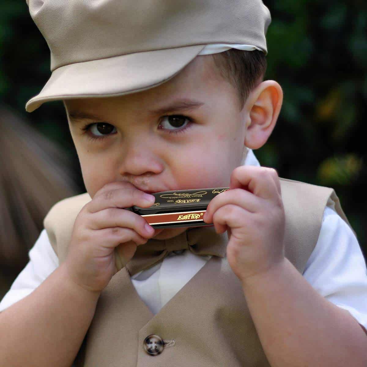 Armonica East Top en La Mayor 10 Orificios 20 Tonos 008K - Imagen 7