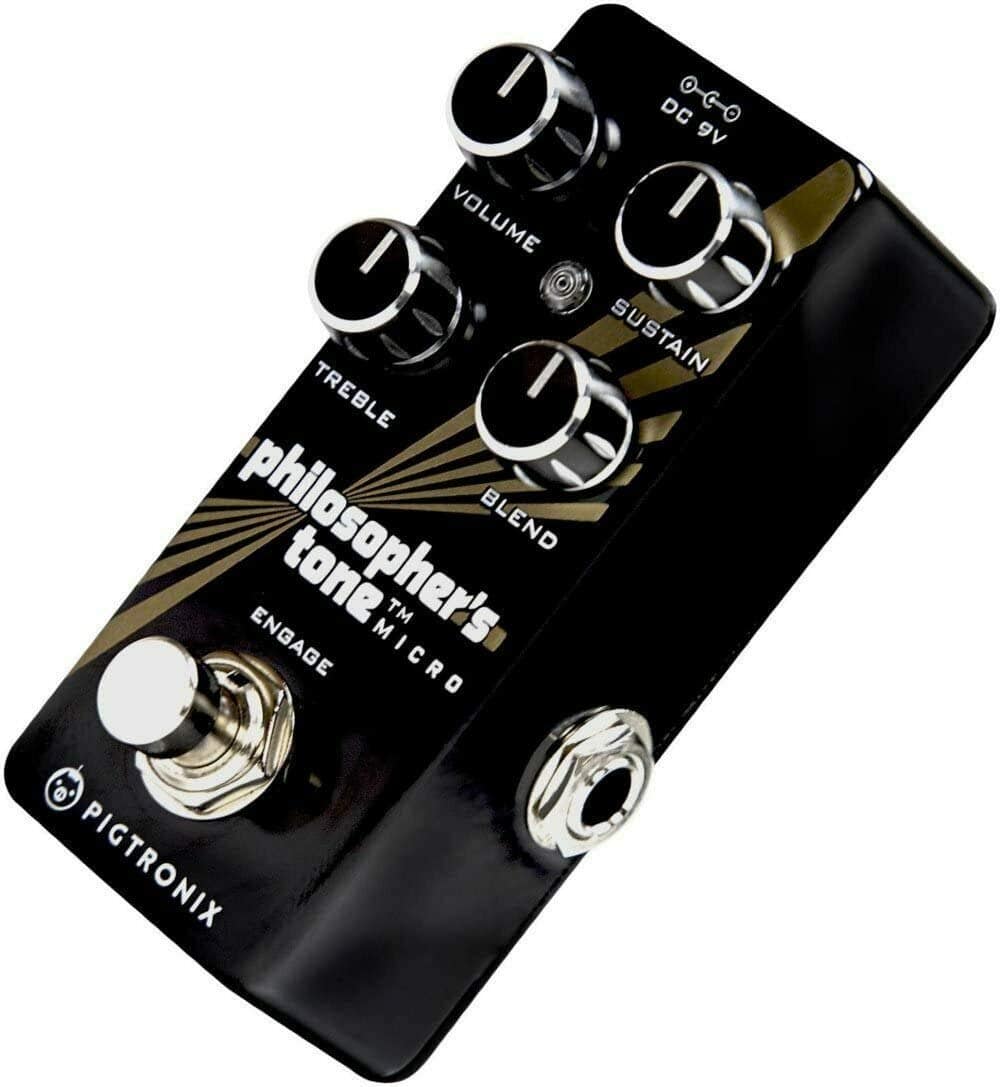 Pedal de Compresión de Guitarra Pigtronix, Negro (PTM) - Imagen 3
