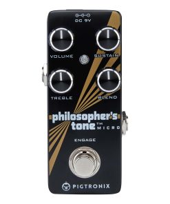 Pedal de Compresión de Guitarra Pigtronix, Negro (PTM)