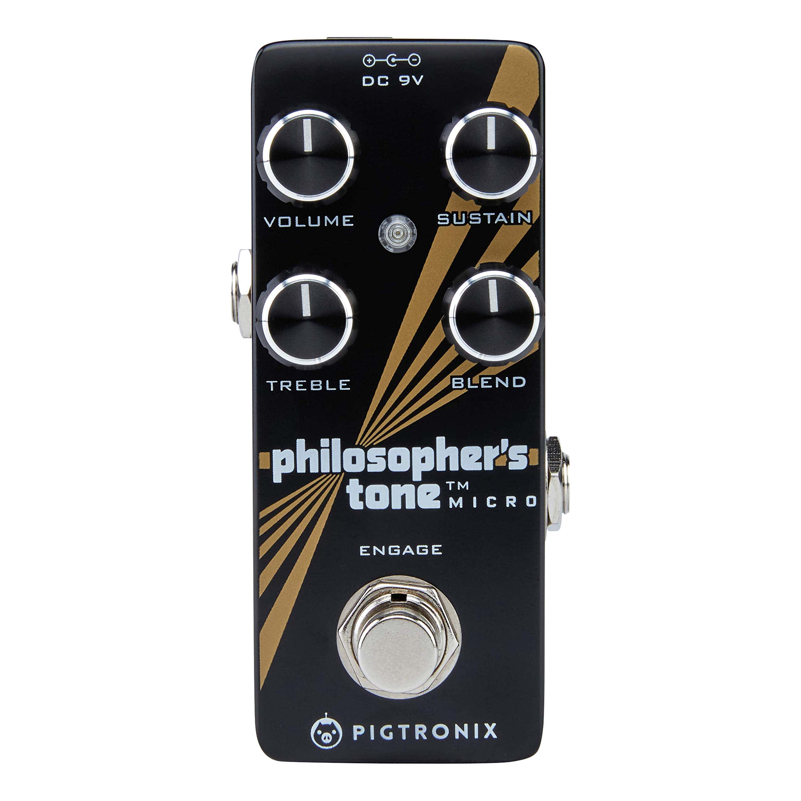 Pedal de Compresión de Guitarra Pigtronix, Negro (PTM)