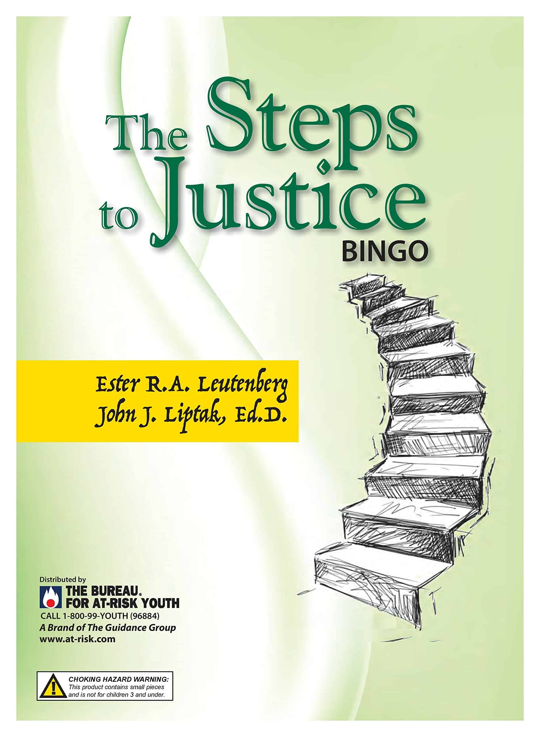 Juego de Bingo para Adolescentes Los Pasos hacia la Justicia
