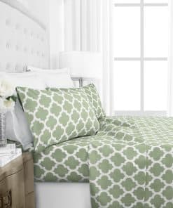 Juego de sábanas y fundas de almohada tamaño Queen de lujo