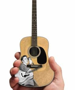 Réplica de guitarra acústica miniatura con licencia de