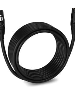 Cable de Micrófono Balanceado LyxPro Quad Series de 25 pies