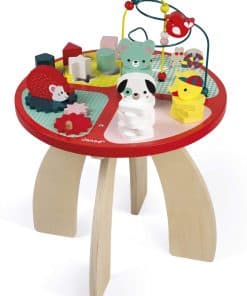 Mesa de Actividades de Madera Janod Baby Forest - 4 Áreas