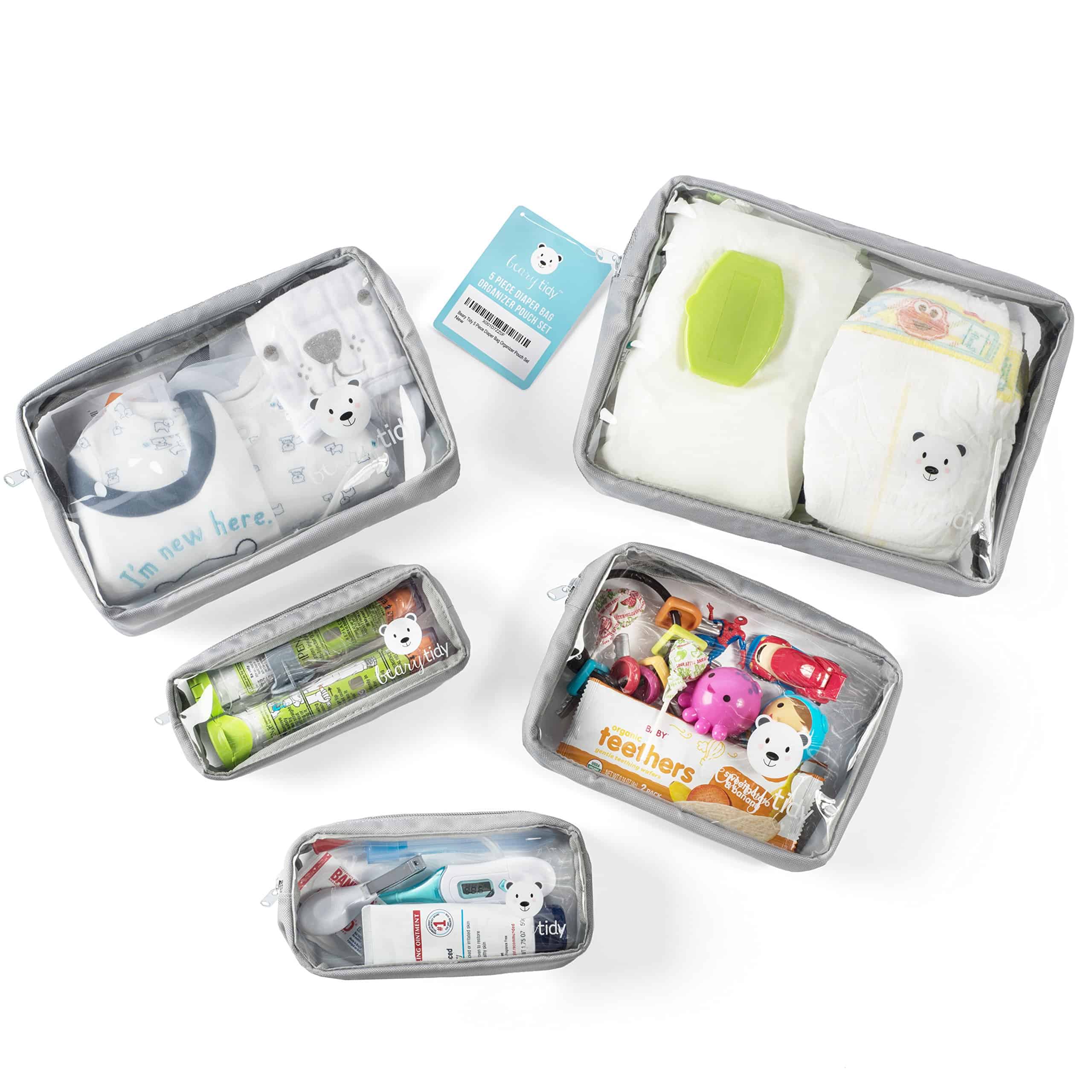 Set de 5 Organizadores de Bolsa de Pañales Beary Tidy, - Imagen 5