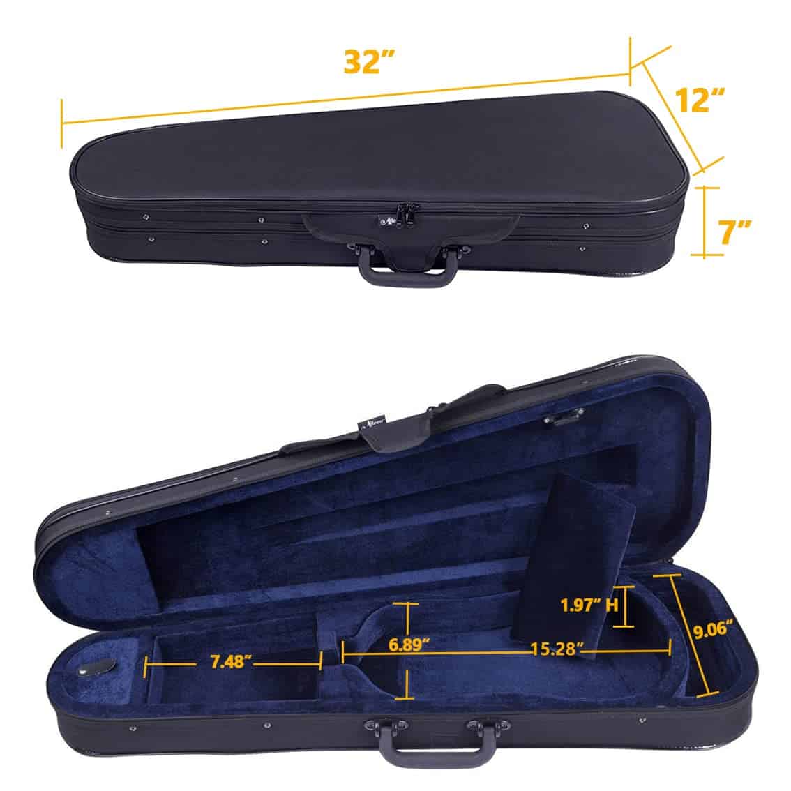 Estuche triangular resistente y ligero para violín Aileen - Imagen 6