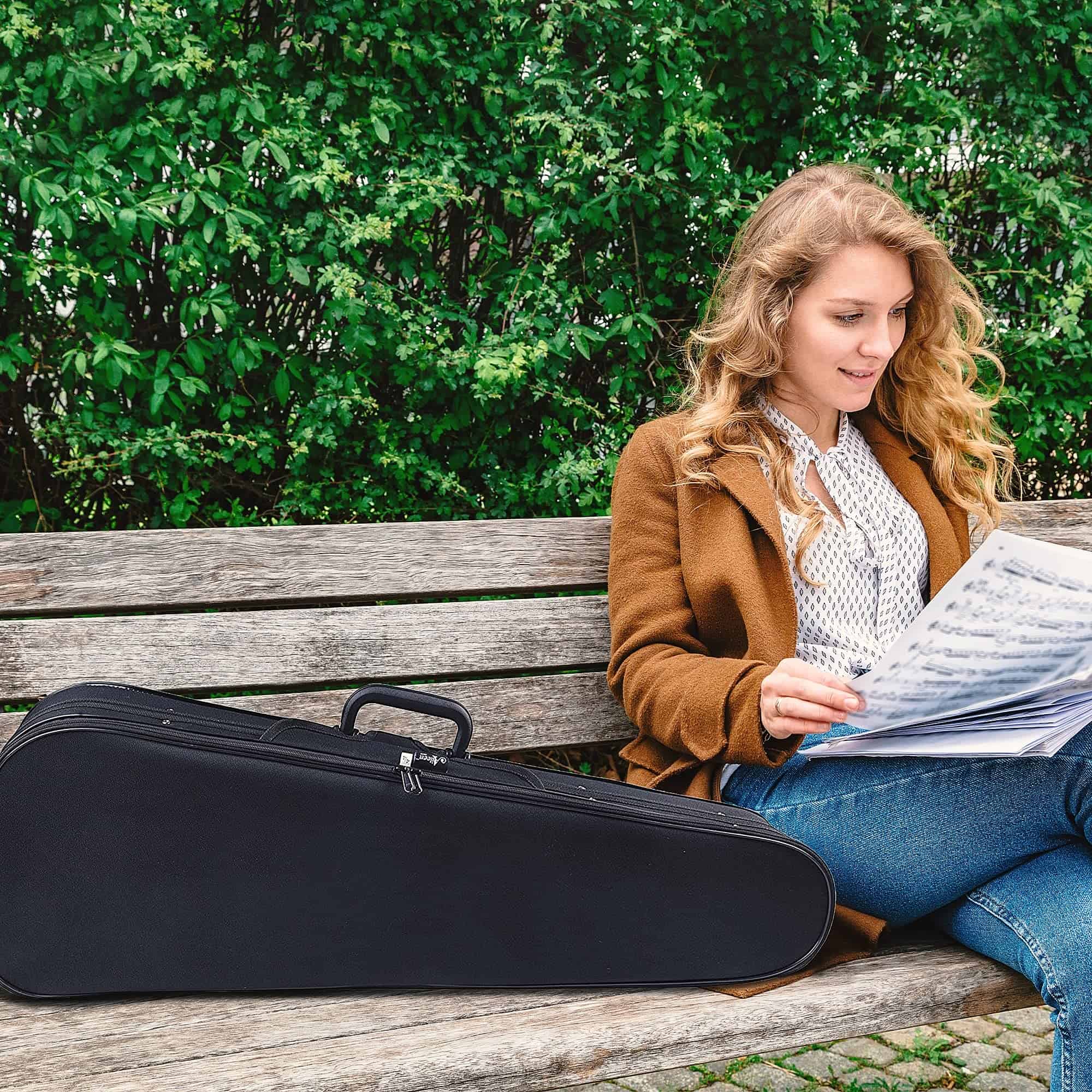 Estuche triangular resistente y ligero para violín Aileen - Imagen 3