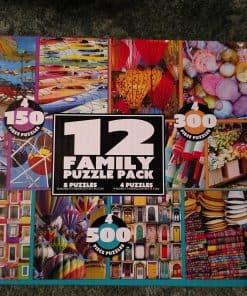 Paquete de 12 Puzzles Familiares Cardinal