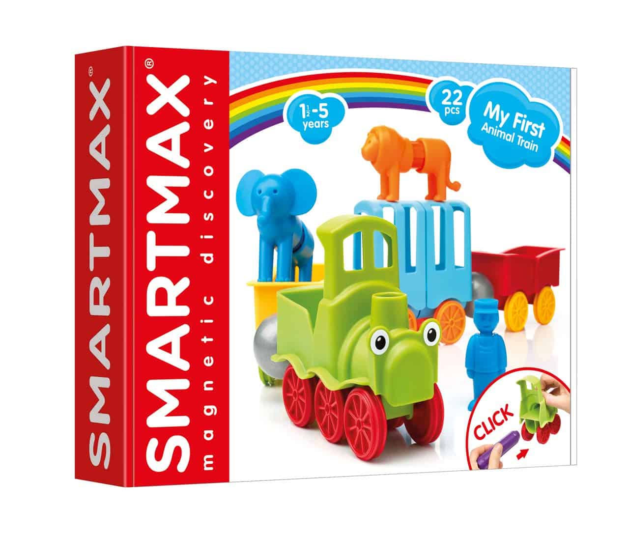 SmartMax My First Animal Train Set de Juego Magnético STEM - Imagen 3