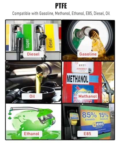 -10 AN10 (1/2") 12.95mm Manguera de Combustible de Acero - Imagen 7