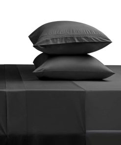 Juego de sábanas SONORO KATE Super Suaves -Negro