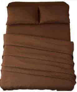 Juego de sábanas SONORO KATE Super Suave de -Marrón