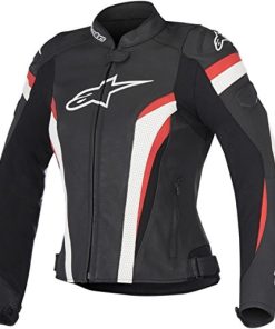 Chaqueta de moto de cuero Alpinestars para mujer Stella GP