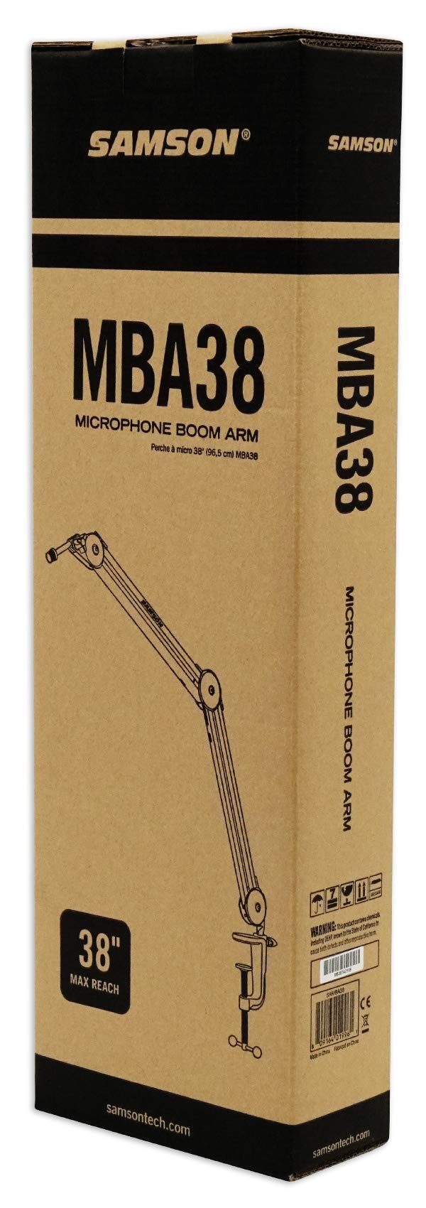 Brazo Articulado para Micrófono Samson MBA38 de 38" con - Imagen 9