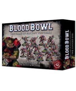 Juego de Blood Bowl de los Orcos del Ojo Atravesado de