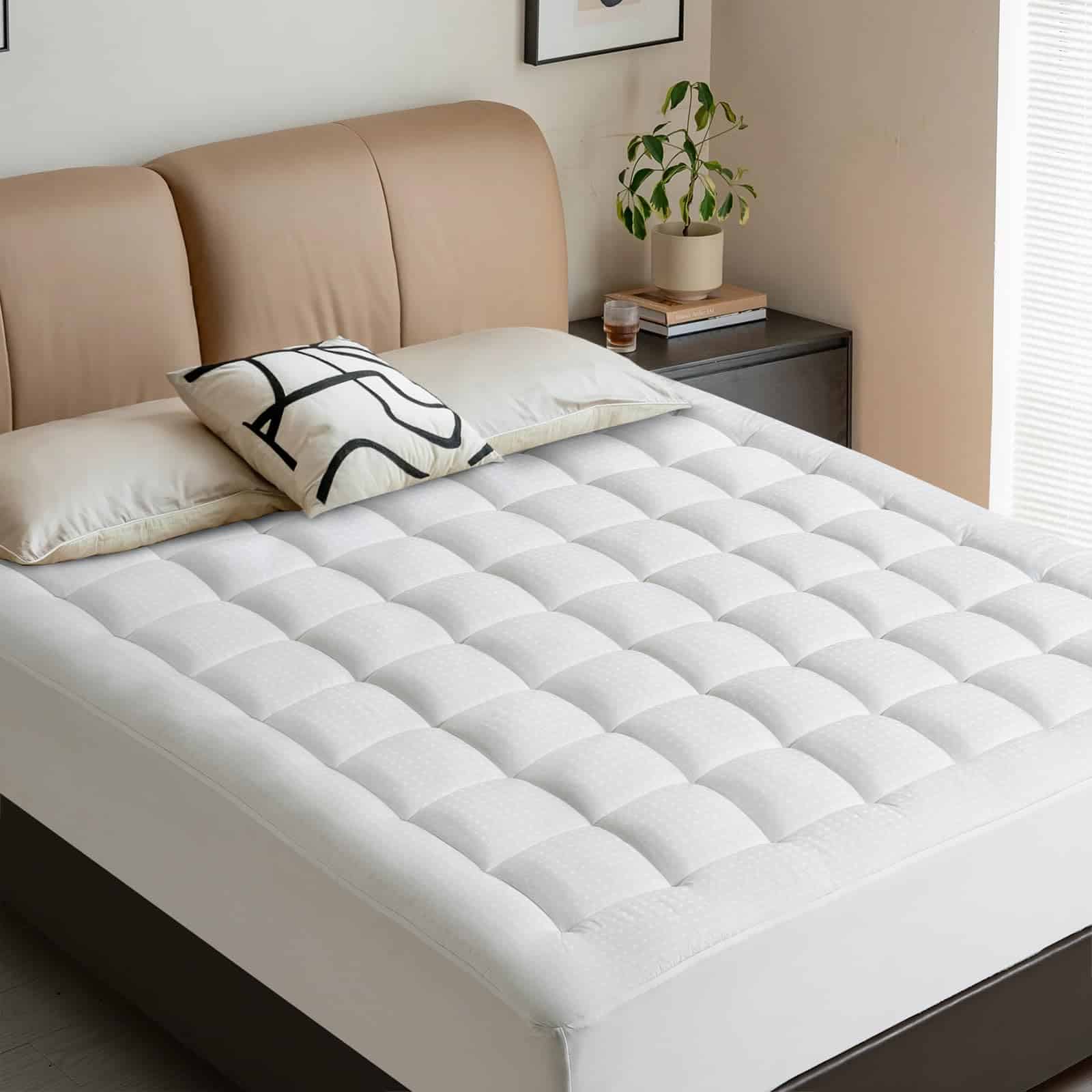 LEISURE TOWN Protector de Colchón Queen Size de Algodón - Imagen 7