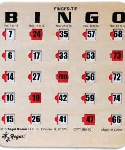Baraja de Bingo Regal con Ventanas Deslizantes - Juego de