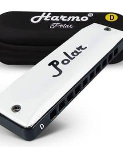 Armonica Diatónica Polar en Sol - 10 Hoyos 20 Notas,