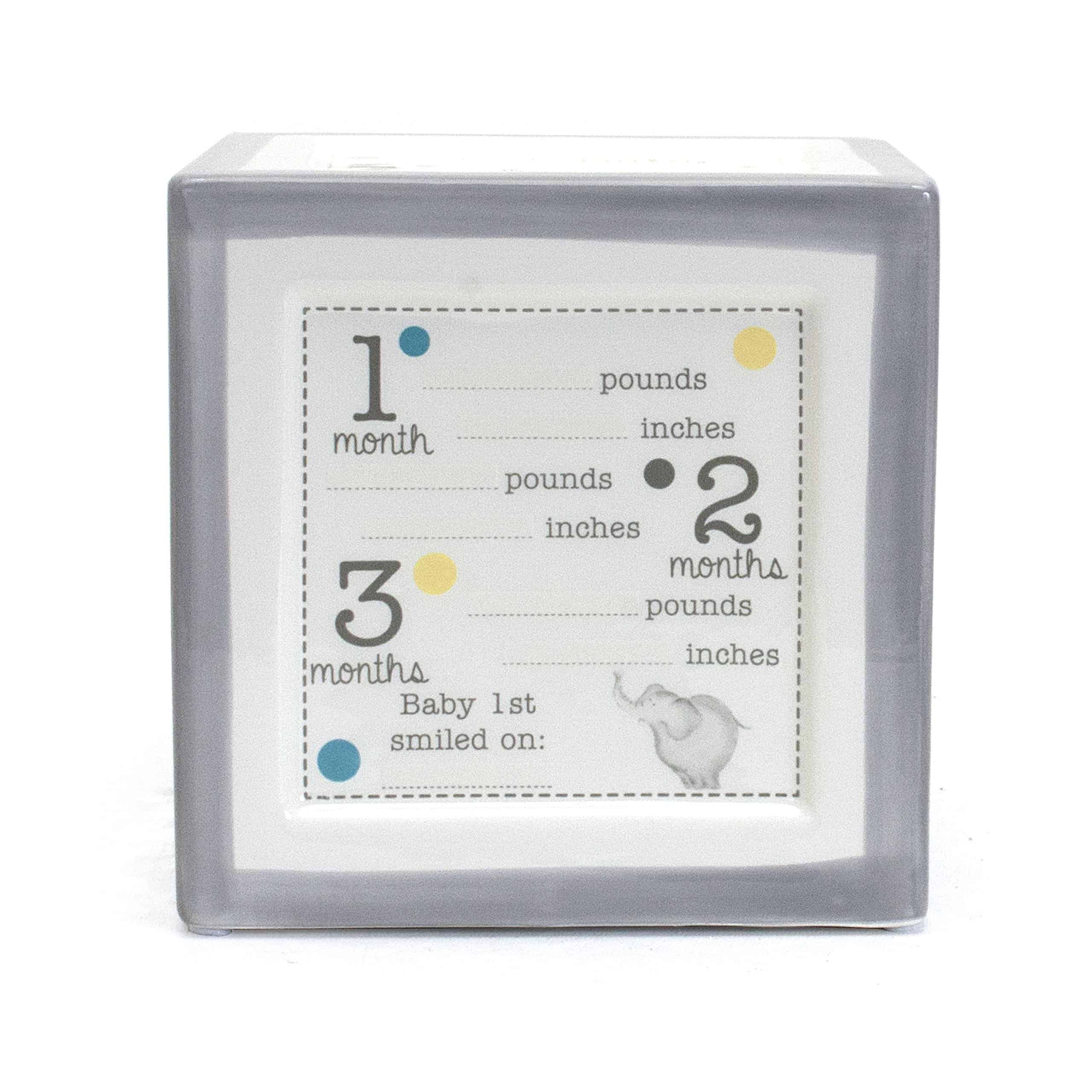 Alcancía del Nuevo Bebé de Child to Cherish, Un Bloque Para