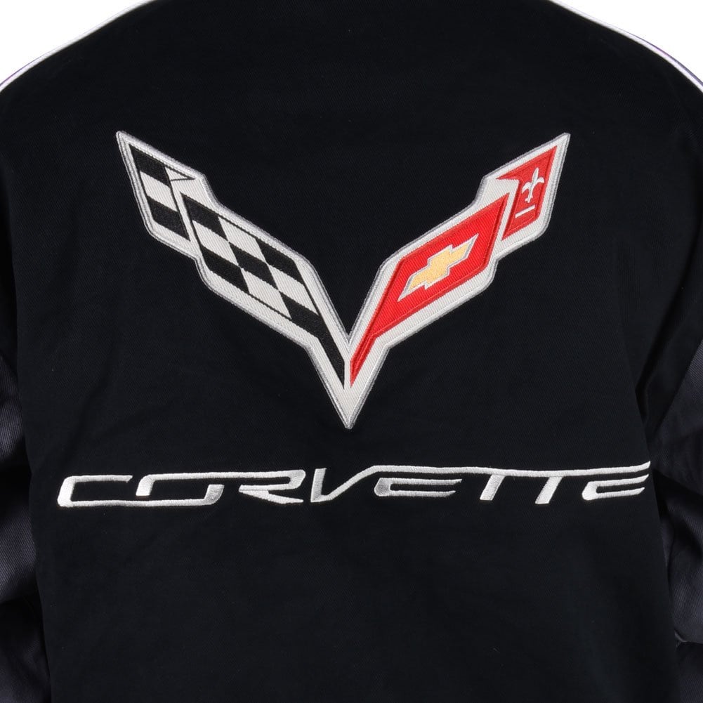 Chaqueta de Tela de Twill con Collage de Logos de Corvette - Imagen 7