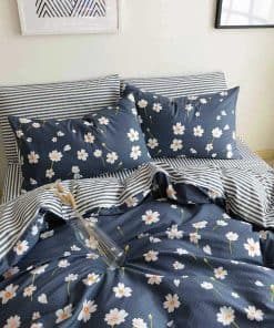 HighBuy Juego de Funda nórdica Floral para Niños y Niñas,