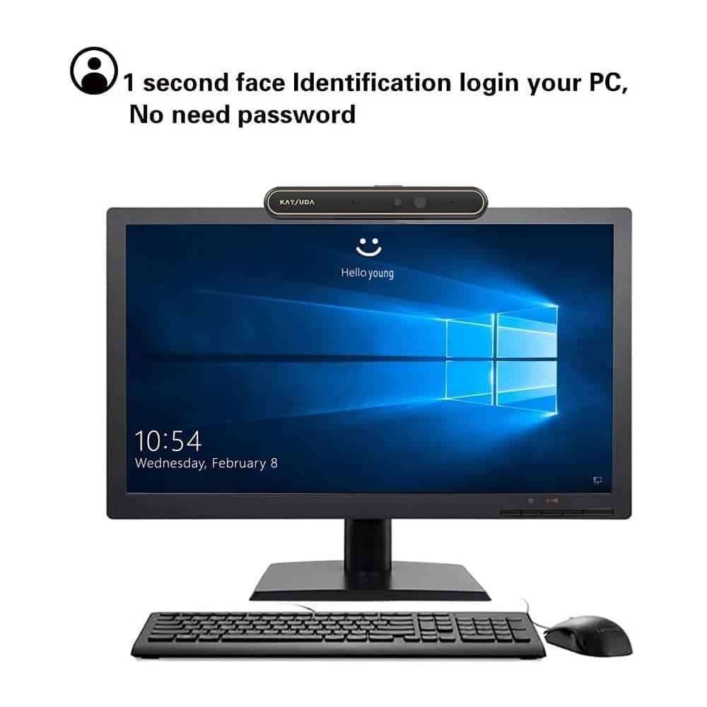 Cámara USB con reconocimiento facial KAYSUDA para Windows - Imagen 3