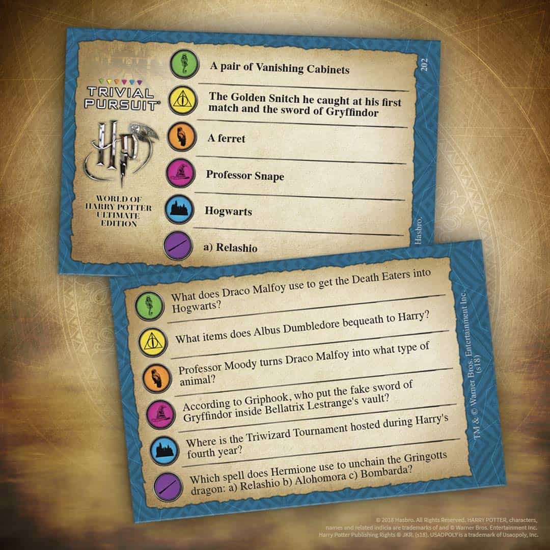 USAOPOLY Trivial Pursuit World of Harry Potter Ultimate - Imagen 4