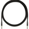 Cable de Guitarra Estándar Negro de 15 pies Rattlesnake -