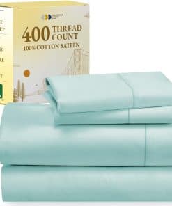 Juego de sábanas California Design Den -Seafoam