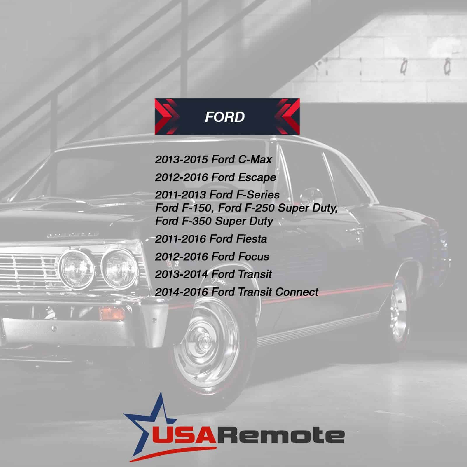 Control Remoto de Entrada sin Llave para Ford Transit Focus - Imagen 5