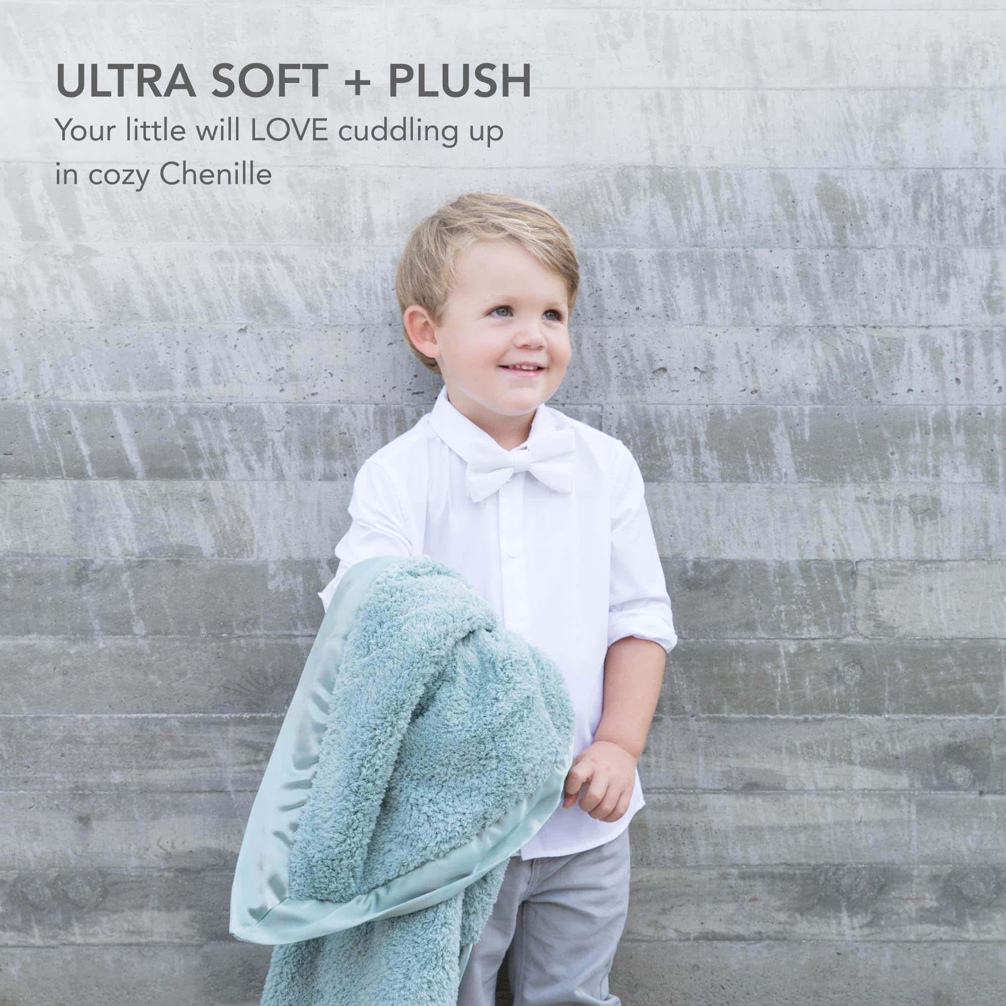 Manta de bebé Little Giraffe - Manta suave de Chenilla con - Imagen 3