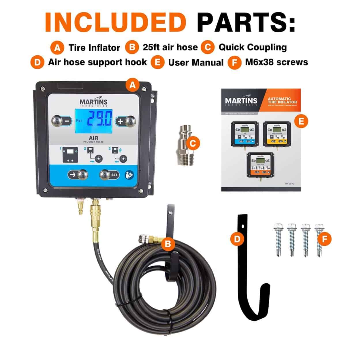 Inflador Desinflador de Neumáticos Automático Martins - Imagen 4
