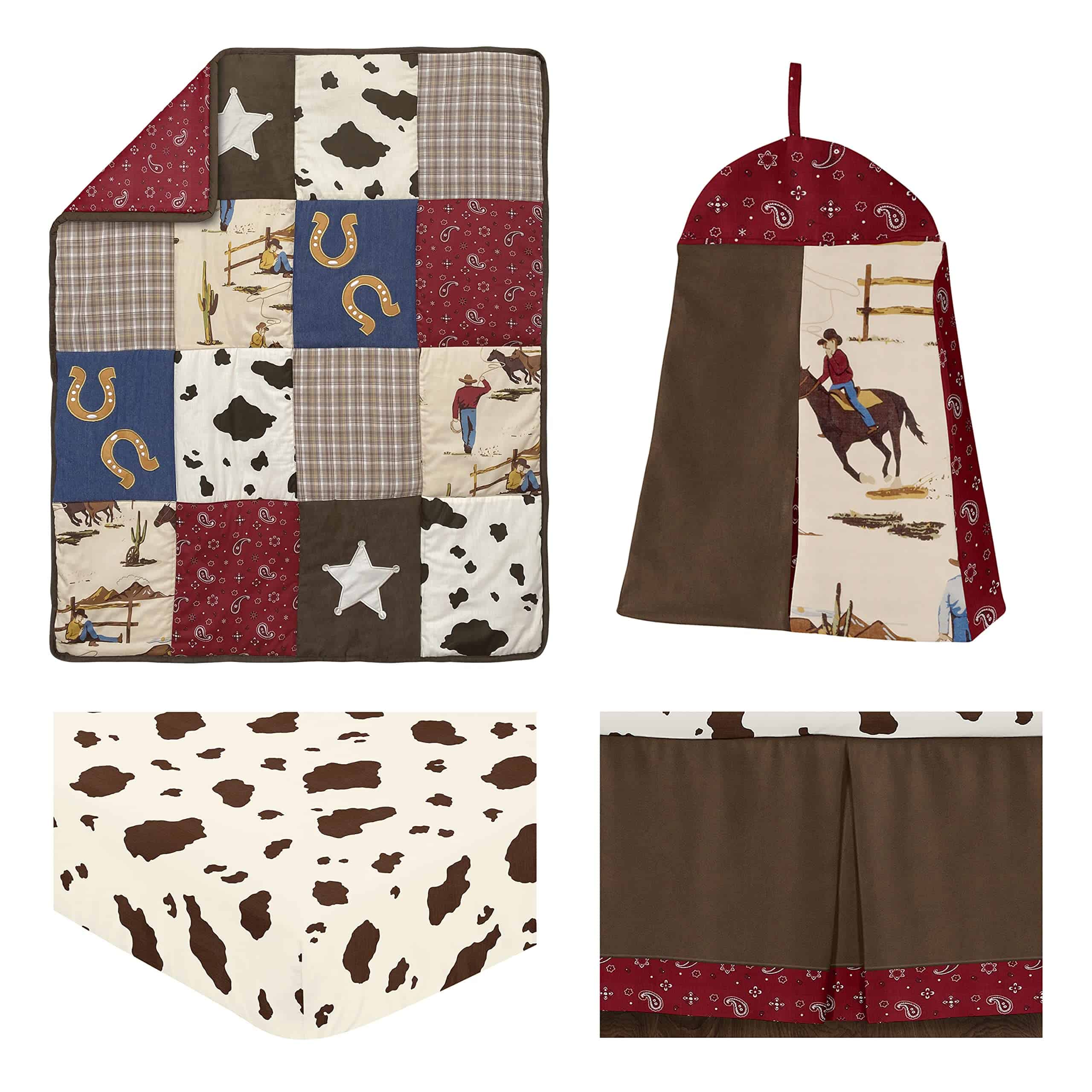Set de Cuna para Bebés Sweet Jojo Designs Wild West Cowboy - Imagen 3