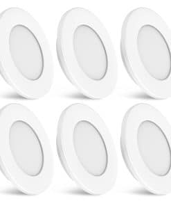 Juego de 6 Luces Interiores LED 12v 2.76" para Caravanas y