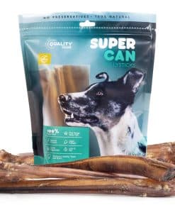 Supercan Bully Sticks para Perros 12" (7 Unidades) - 100%