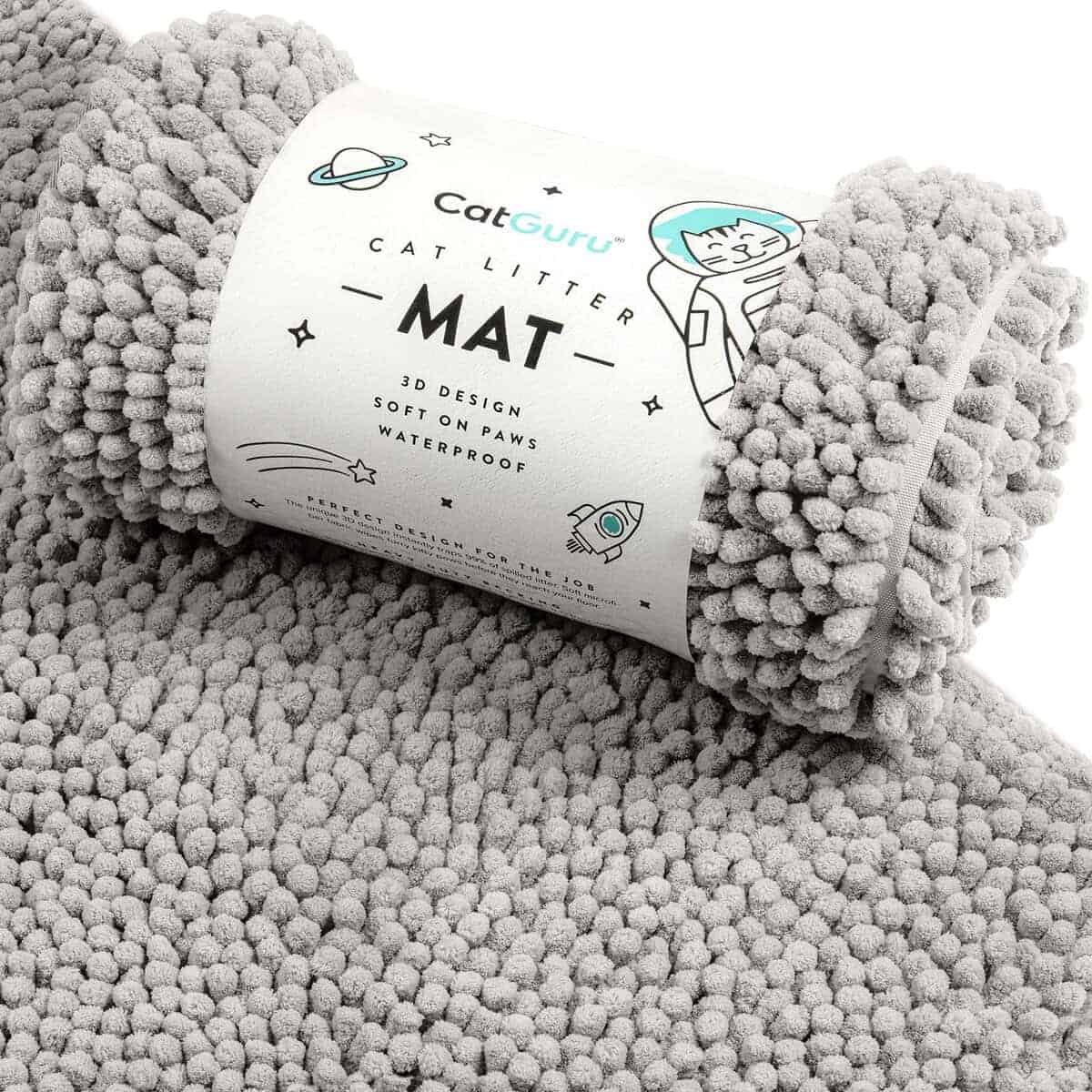 Tapete para arenero de gato CatGuru, Mediano, Extra Grande,
