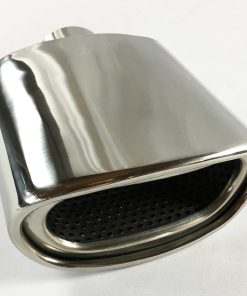 Punta de escape 2.25" Entrada 5.50 X 3.00" Alto Doble Pared